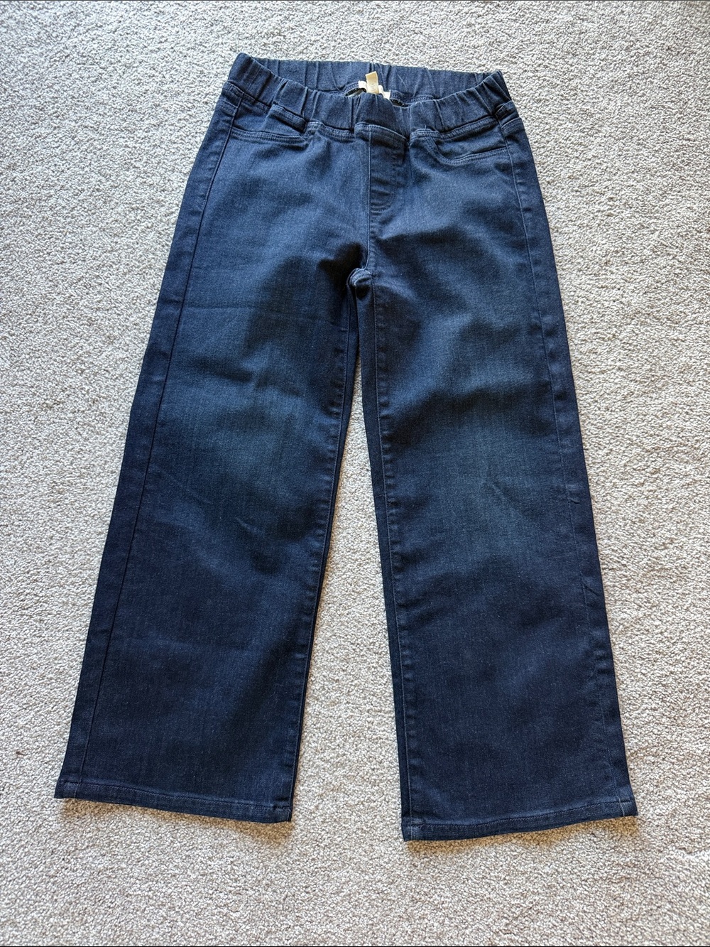 Eileen Fisher Dark Navy small petite cropped Denim Jeans